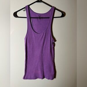 Purple tank size medium